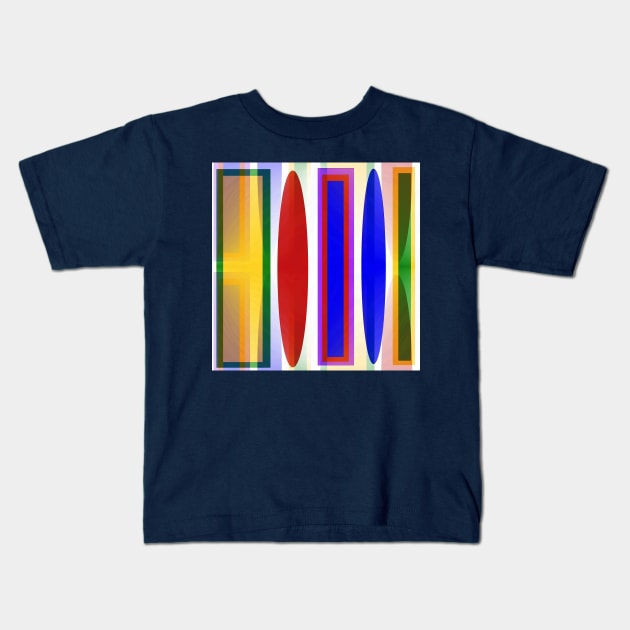 Ovals Kids T-Shirt by TiiaVissak